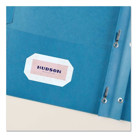 Avery Dennison Two-Pocket Folder, 1/2" Extension, Blue, PK25 47976